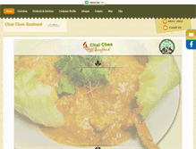 Tablet Screenshot of chaicheeseafood.com